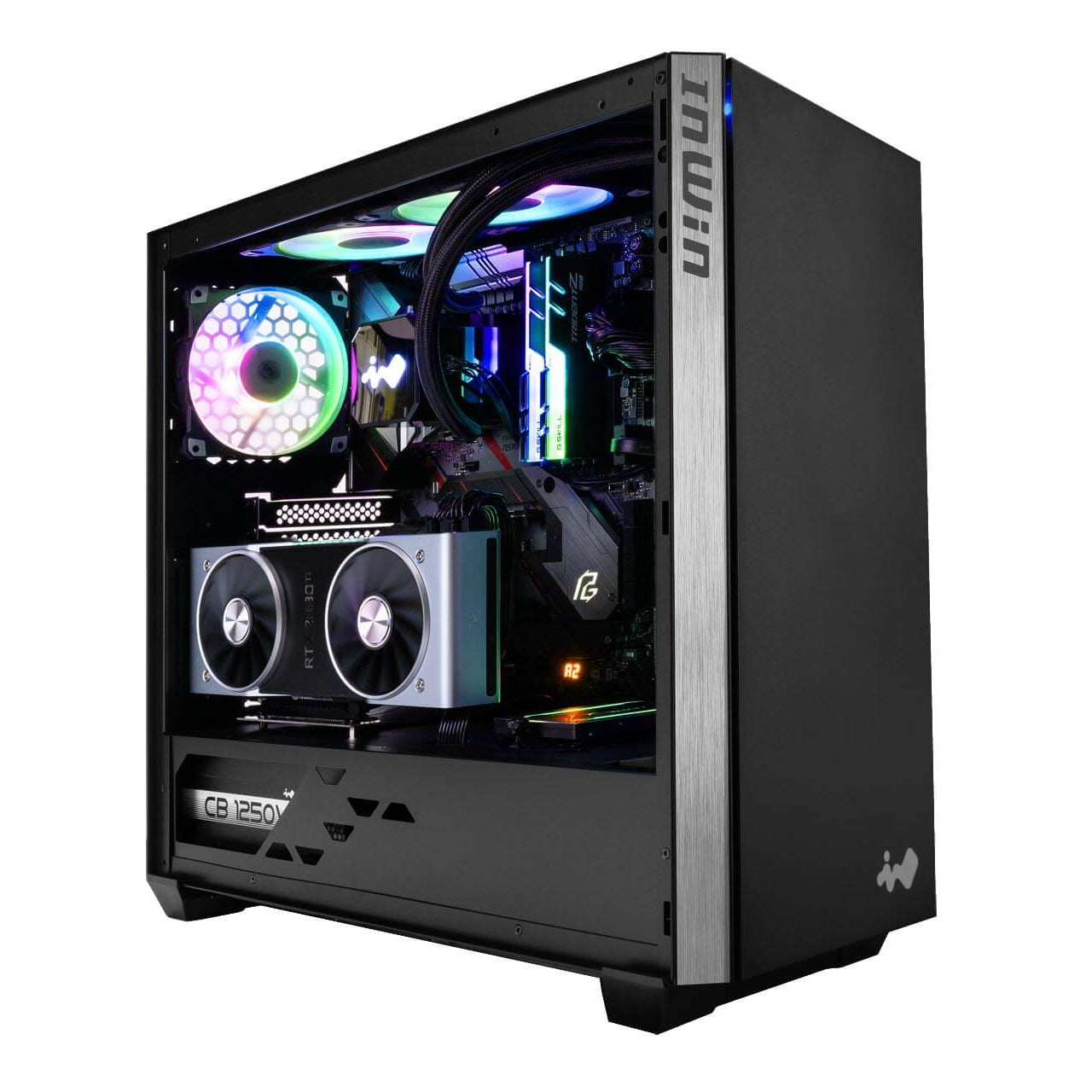 216 Black Metal Side Panel + 1 Fan (Sirius Series)