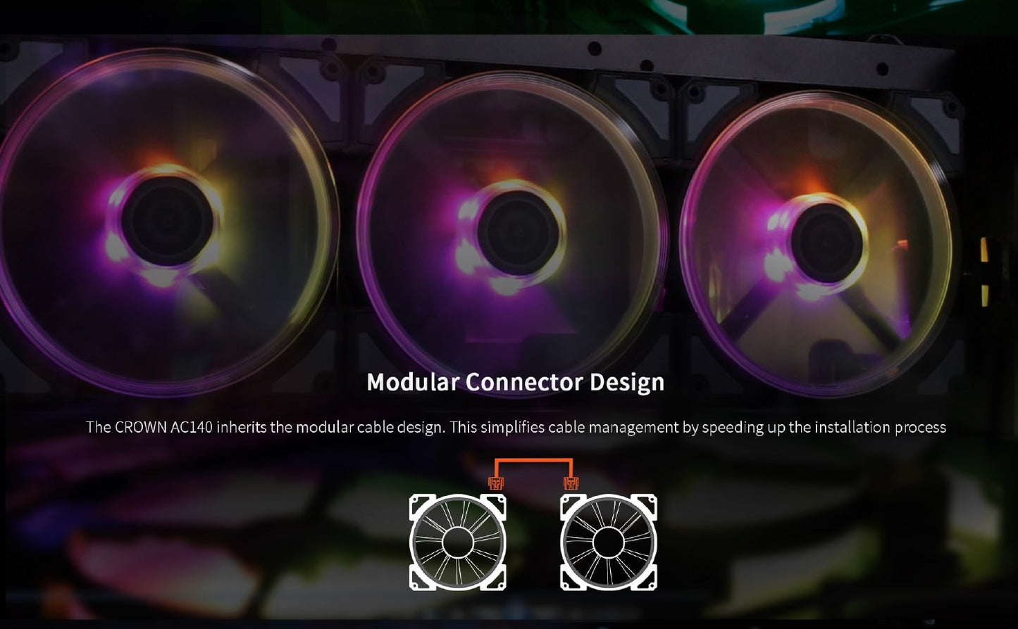 Crown AC 140 Twin Pack (AC140FAN-2PK)