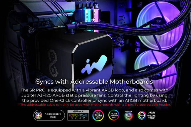 SR36 PRO - 360mm Addressable RGB Twin Turbine AIO