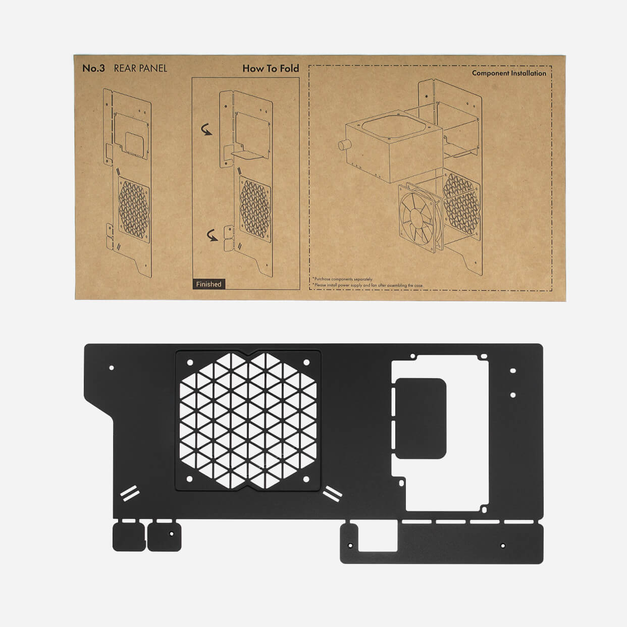Rear Panel for POC Blue
