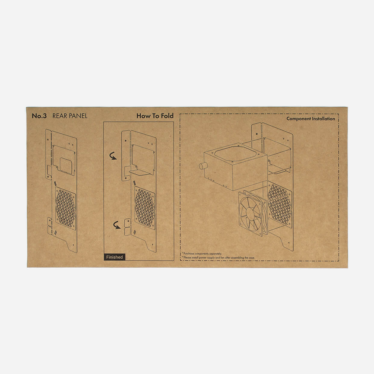 Rear Panel for POC Blue