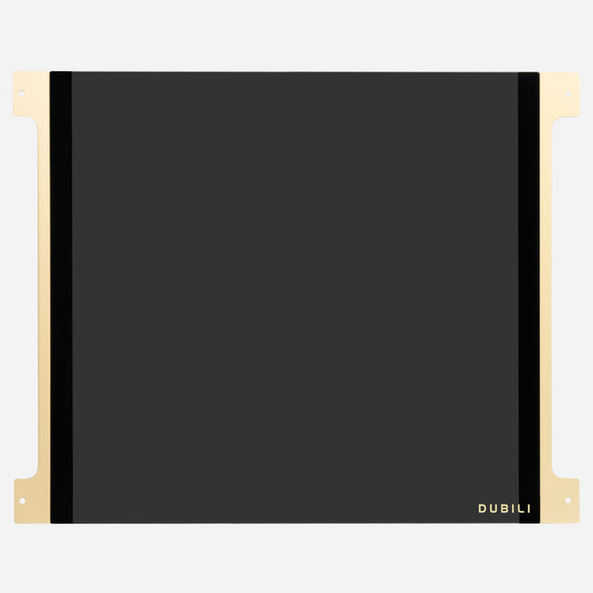 P- DUBILI Champagne Gold Tempered Glass Side Panel
