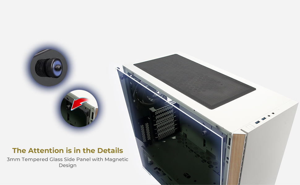 216 White (with Sirius Pure White Fan) – InWinStore